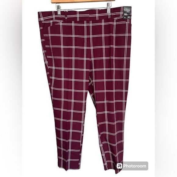 4/$25 New York & Company pants size 20 the Audrey slim leg ankle academia preppy - Picture 1 of 7
